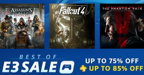 playstation store e3 sale